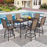 PHI VILLA 40" High Top Outdoor Bar Table