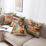 Waterproof Outdoor Pillow Covers Set of 4