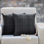 Farmhouse Outdoor Waterproof Throw Pillow Covers - 2 Pack
