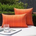 Set of 2 Waterproof Autumn Throw Pillow Covers