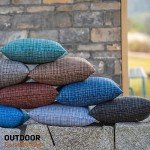 Farmhouse Outdoor Waterproof Throw Pillow Covers - 2 Pack