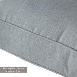 2-Piece Outdoor Sunbrella Deep Seat Cushion Set