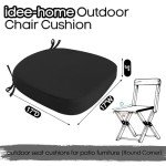 Set of 2 Waterproof Outdoor Chair Cushions
