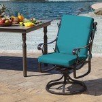 Blue Lake Dining Chair Cushion 20"x20