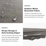 Set of 4 Water-Repellent Patio Chair Cushions