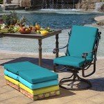 Blue Lake Dining Chair Cushion 20"x20