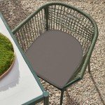 Set of 4 Water-Repellent Patio Chair Cushions