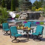 Blue Lake Dining Chair Cushion 20"x20