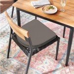 Set of 4 Water-Repellent Patio Chair Cushions