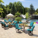 Blue Lake Dining Chair Cushion 20"x20