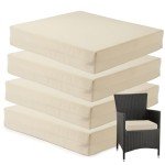 WOLKI Waterproof Outdoor Cushion Set of 4