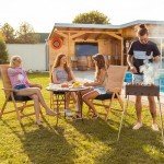 Thick Waterproof Memory Foam Patio Chair Cushions