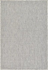 Light Gray/Ivory Flatweave Indoor/Outdoor Area Rug