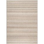 Erlinda Beige Weather Resistant Outdoor Area Rug