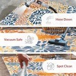 Floral Indoor/Outdoor Area Rug - 5x8 Size