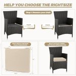 WOLKI Waterproof Outdoor Cushion Set of 4