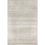 Kamryn Textured Tribal 8x10 Area Rug - Beige