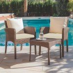 WOLKI Waterproof Outdoor Cushion Set of 4