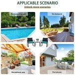 Shintenchi 3-Piece Modern Wicker Patio Set