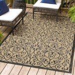 Madrid Vintage Filigree Indoor/Outdoor Area Rug 5x8