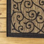 Madrid Vintage Filigree Indoor/Outdoor Area Rug 5x8