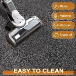 Mibao Heavy-Duty Washable Dirt Trapper Mat 17" x 29.5