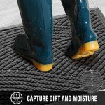 Absorbent Non-Slip Outdoor Welcome Door Mat 29×17