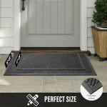 Absorbent Non-Slip Outdoor Welcome Door Mat 29×17