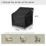 KylinLucky Waterproof Patio Chair Covers - 2 Pack
