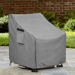 2-Pack Waterproof Outdoor Swivel Chair Covers