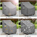 2-Pack Waterproof Outdoor Swivel Chair Covers