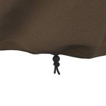 Beige 3-Seater Sofa Cover for Outdoor Patios