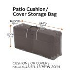 Ravenna Water-Resistant Patio Cushion Storage Bag