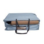 Cushion Storage Bag with Window - Grey 33"x27"x16