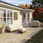 Beige 3-Seater Sofa Cover for Outdoor Patios