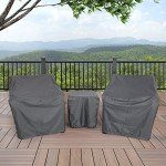 3-Piece Outdoor Patio Furniture Cover Set