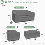 Heavy Duty Waterproof Patio Furniture Covers Set