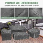 Heavy Duty Waterproof Patio Furniture Covers Set