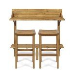 Christopher Knight Home 3-Pc Caribbean Balcony Bar Set