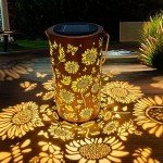 Sunflower Solar Lanterns for Outdoor Decor