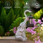 Goodeco 11" Elephant Statue for Garden Decor