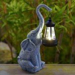 Goodeco 11" Elephant Statue for Garden Decor