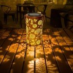 Sunflower Solar Lanterns for Outdoor Decor