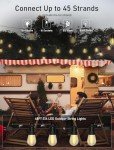 48FT Waterproof LED String Lights for Outdoors
