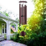 Large 45'' Bronze Wind Chimes for Outdoors