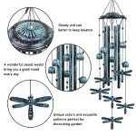 Dragonfly Wind Chimes with 4 Aluminum Tubes