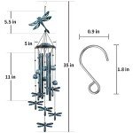 Dragonfly Wind Chimes with 4 Aluminum Tubes