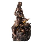 Mermaid 3-Tier Water Fountain with LED Light
