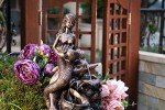 Mermaid 3-Tier Water Fountain with LED Light