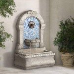 Modern Outdoor Floor Water Fountain with Mosaic Tile
